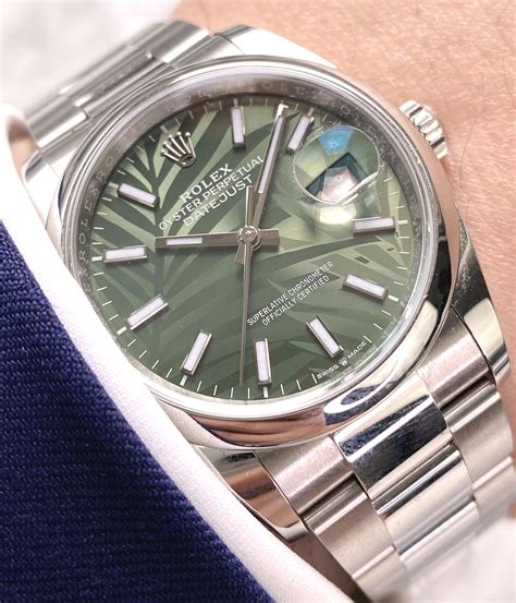 rolex greenbdial|Rolex datejust 36mm green.